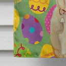 Labrador Easter Eggtravaganza House Flag 28x40 Porch Sleeve Pole Decorative Outside Yard Banner Artwork Wall Hanging, Polyester