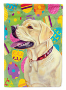 Labrador Easter Eggtravaganza House Flag 28x40 Porch Sleeve Pole Decorative Outside Yard Banner Artwork Wall Hanging, Polyester