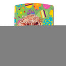 Petit Basset Griffon Vendeen Easter Eggtravaganza Ceramic Night Light Compact, UL-Certified, Ideal for Bedroom, Bathroom, Nursery, Hallway, Kitchen, 6x4x3, Multicolor