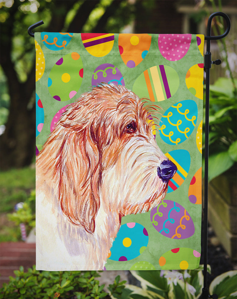 Petit Basset Griffon Vendeen Easter Eggtravaganza Flag Garden Size