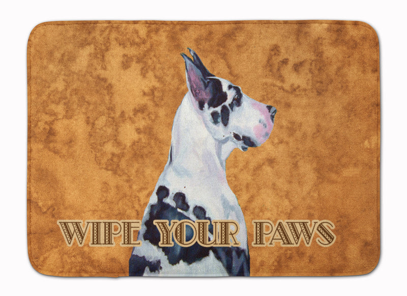 Harlequin Great Dane Wipe your Paws Machine Washable Memory Foam Mat LH9447RUG