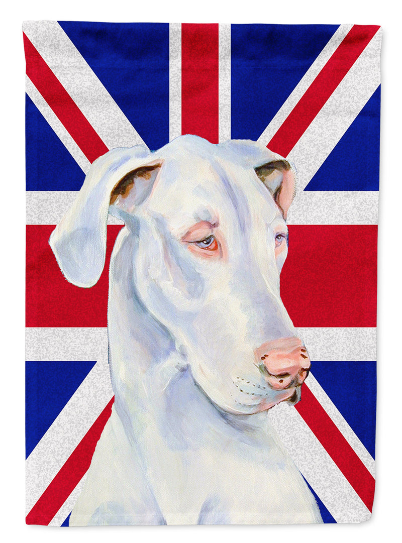 Great Dane with English Union Jack British Flag Flag Garden Size LH9465GF