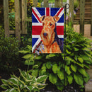 Airedale with English Union Jack British Flag Garden Flag - Outdoor Decorative Yard Flag LH9488GF