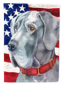 Great Dane USA Patriotic American Flag House Flag 28x40 Porch Sleeve Pole Decorative Outside Yard Banner Artwork Wall Hanging, Polyester
