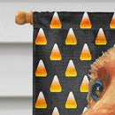 Irish Setter Candy Corn Halloween House Flag 28x40 Porch Sleeve Pole Decorative Outside Yard Banner Artwork Wall Hanging, Polyester