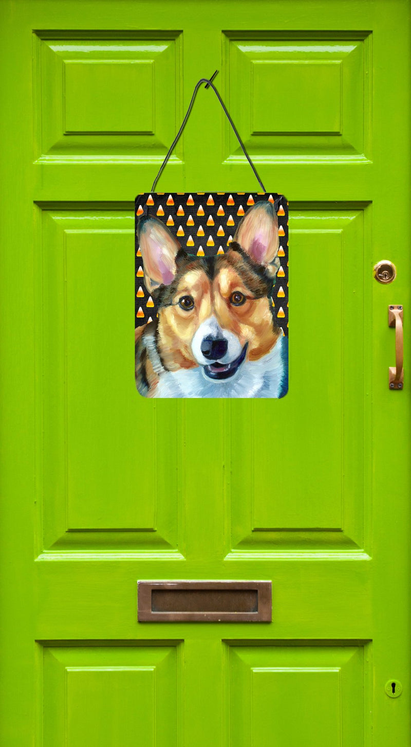 Corgi Candy Corn Halloween Wall or Door Hanging Prints LH9553DS1216