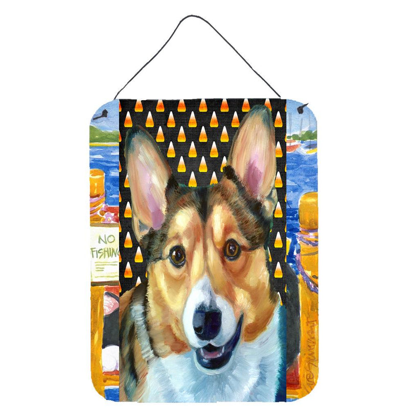 Corgi Candy Corn Halloween Wall or Door Hanging Prints LH9553DS1216