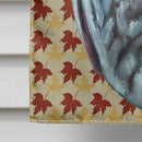 Neapolitan Mastiff Fall Leaves House Flag 28x40 Porch Sleeve Pole Decorative Outside Yard Banner Artwork Wall Hanging, Polyester
