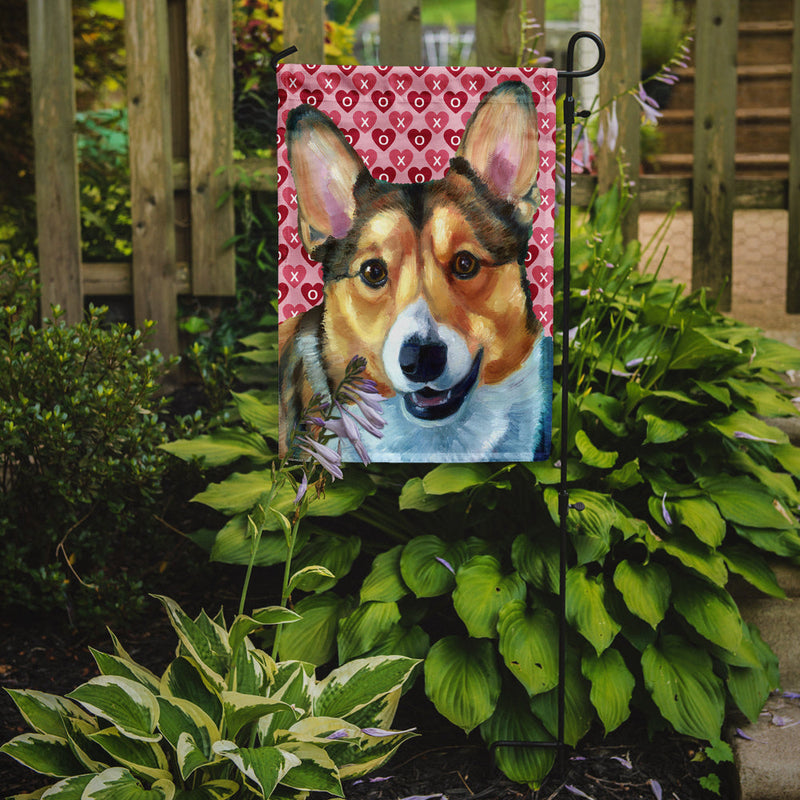 Corgi Hearts Love and Valentine's Day Flag Garden Size LH9567GF