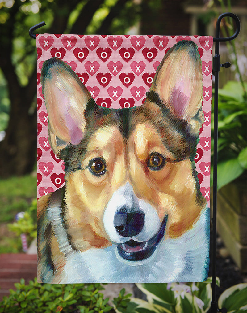 Corgi Hearts Love and Valentine's Day Flag Garden Size LH9567GF