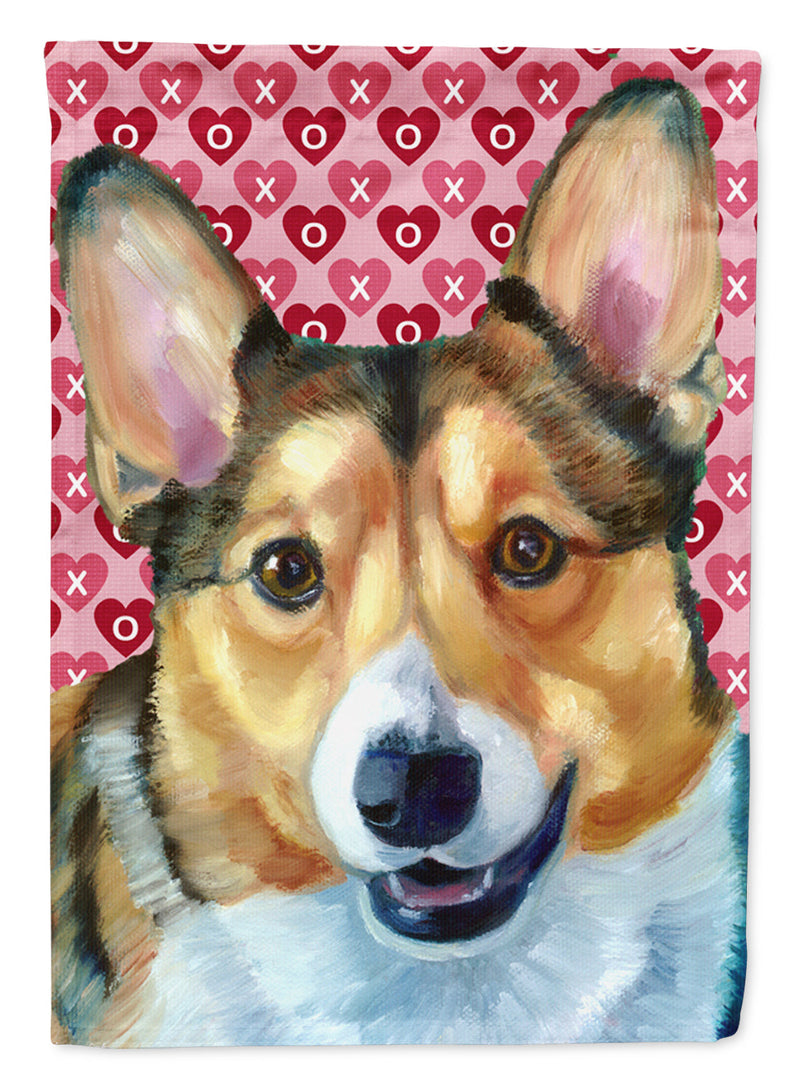 Corgi Hearts Love and Valentine's Day Flag Garden Size LH9567GF