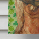 Irish Setter St. Patrick's Day Shamrock House Flag 28x40 Porch Sleeve Pole Decorative Outside Yard Banner Artwork Wall Hanging, Polyester