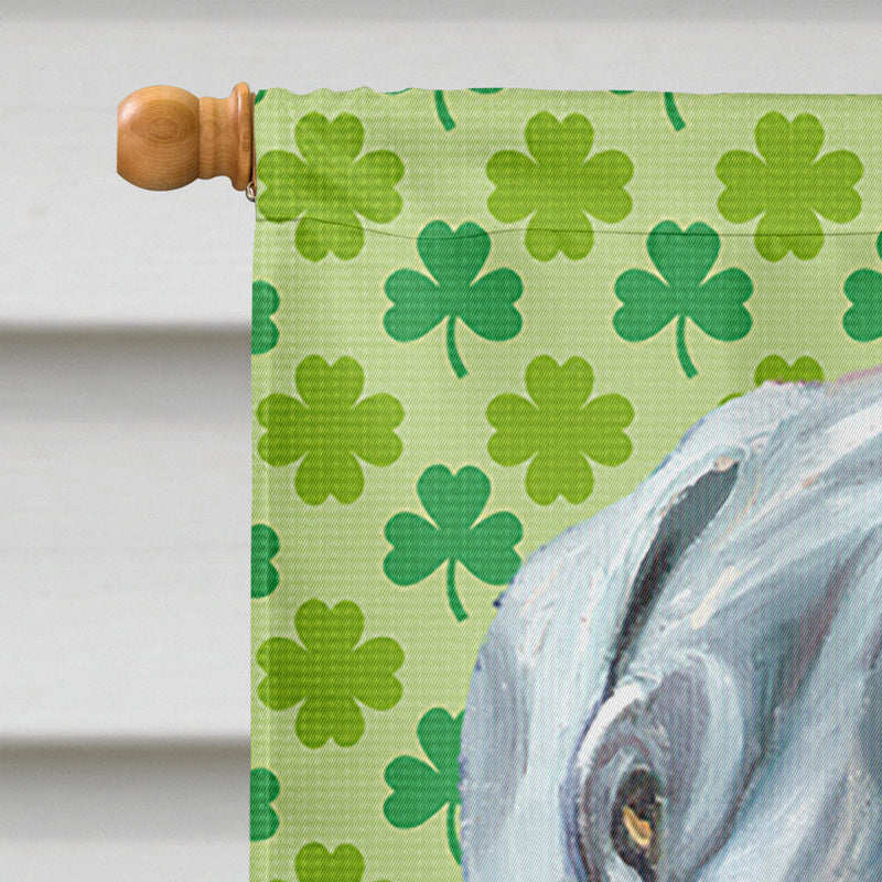 Great Dane St. Patrick's Day Shamrock Flag Canvas House Size LH9570CHF