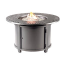 Aluminum 44-in Round Propane Fire Table with Beads, Covers and Lid