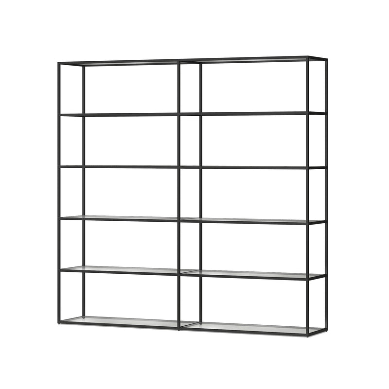 Modular Bookshelf System - Modern Display Storage with Custom Shelves & German Engineering LIUM Decorative Shelving Unit XL 2x5
