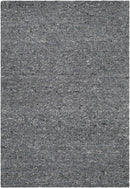 Winta Black Wool Area Rug
