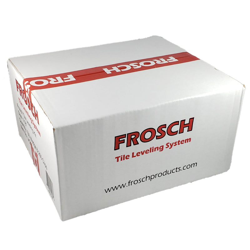 FROSCH Tile Leveling System Kit - 1/16" (1.5mm), 250 Clips & 100 Wedges