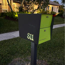 NEW! The Retrobox Locking Package Dropbox in ARCTIC WHITE - Modern Mailbox