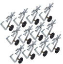 DJ Triangle Truss Extension Lighting System by GRIFFIN | Mounts on your Speaker Stands | Trussing Stage Kit for Smoke Machines & Dance Can Lights | C Clamps Mounting Brackets & Platform Hardware Set