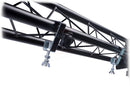 GRIFFIN - Crank Up Triangle Light Truss System - DJ Booth Trussing Stand Kit for Light Cans & Speakers - Pro Audio Lighting Stage Platform Package