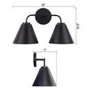 Loft Lantern Modern 2-Light Vanity Light
