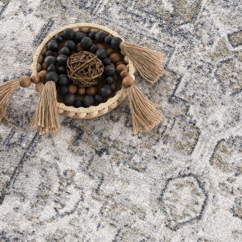 Hera Olive Boutique Washable Rug