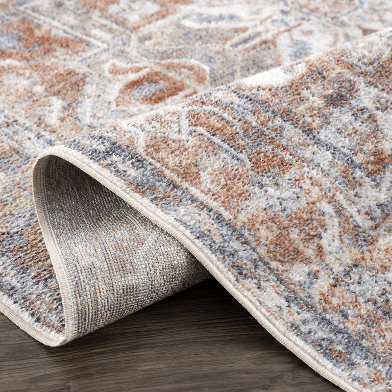 Hera Rust Flat Pile Washable Rug - Limited Edition