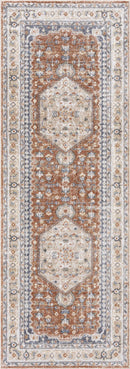 Gael Rust Boutique Washable Rug