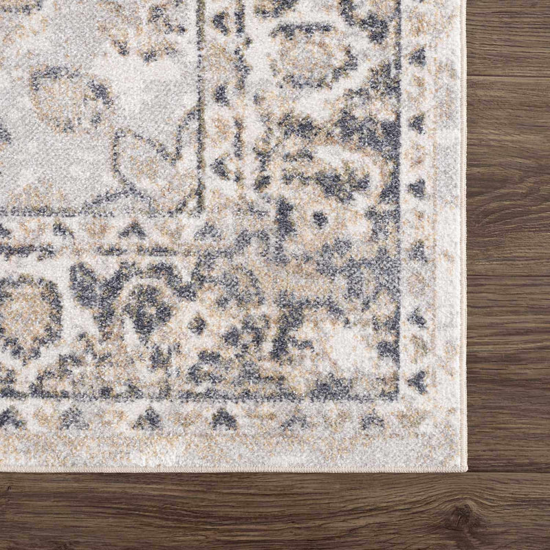 Rudo Beige Flat Pile Washable Rug