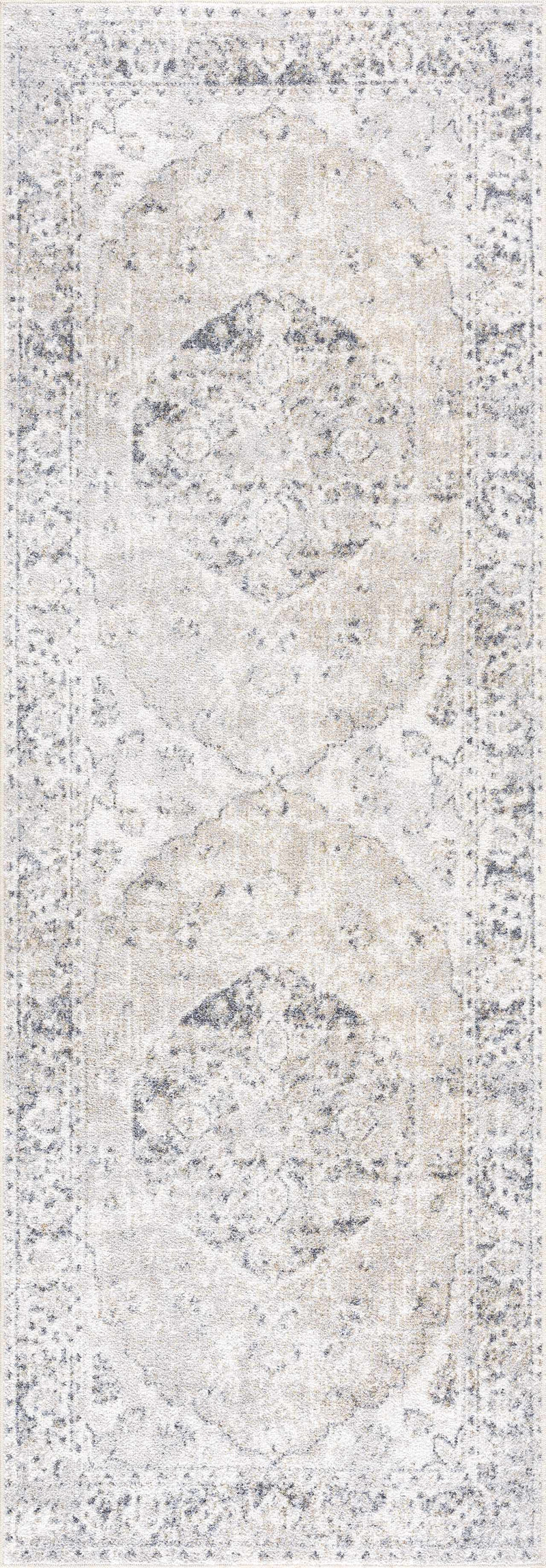 Rudo Cream Washable Area Rug