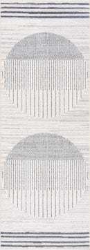 Thad Medium Gray Washable Area Rug