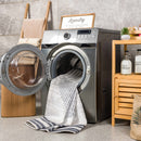 Thad Medium Gray Washable Area Rug