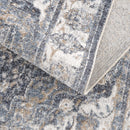 Aurum Blue Washable Area Rug