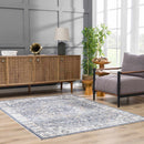 Aurum Blue Washable Area Rug