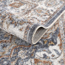 Aurum Blue & Beige Washable Area Rug