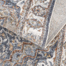 Aurum Blue & Beige Washable Area Rug