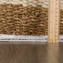 Aurum Blue & Beige Washable Area Rug