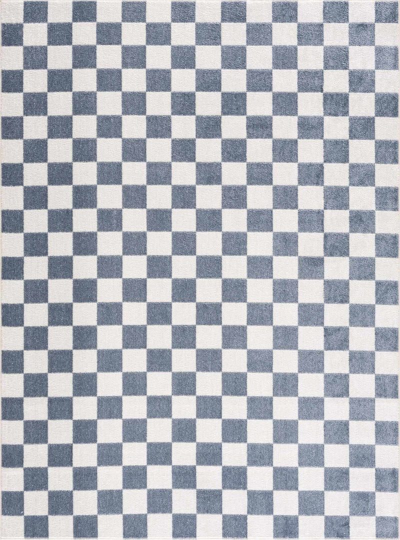 Brone Checkered Washable Area Rug