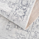 Akram Antrasit Flat Pile Washable Rug