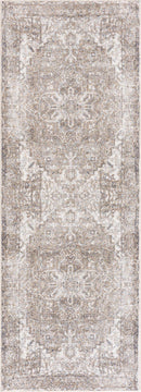 Blue Brown Hera Washable area rug