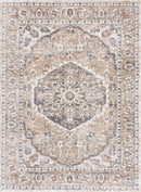 Beige Hiti Washable area rug