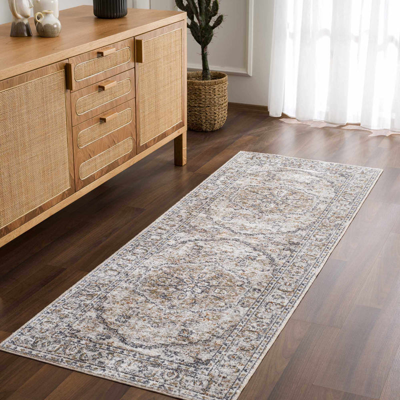 Hiti Cream Washable Performance Rug