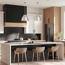 Modern 1-Light Metal Dimmable Island Pendant Light