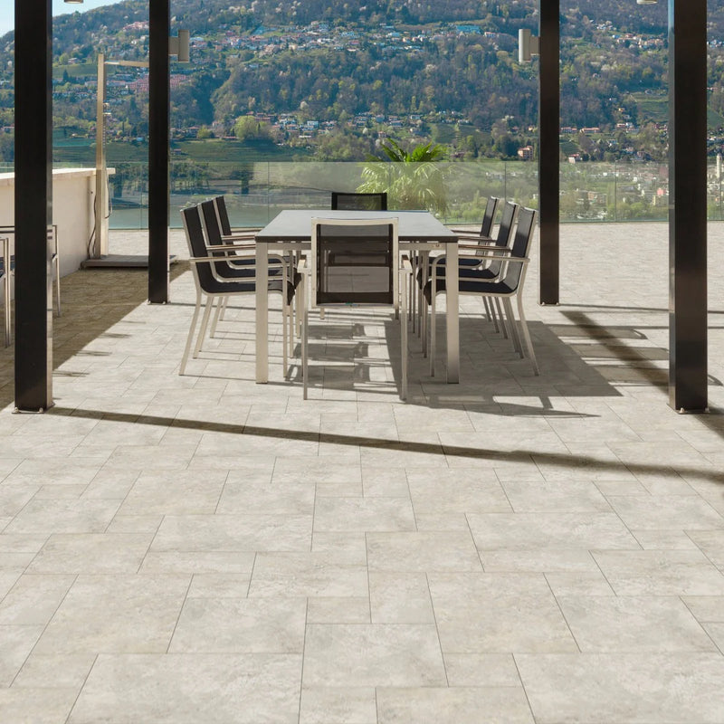 MSI Trevi Silver Matte Anti-Slip Porcelain Pavers - Arterra Collection