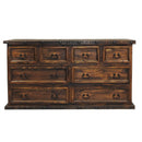 Oasis 8 Drawers Rustic Dresser