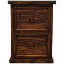 Oasis Short Rustic File Cabinet