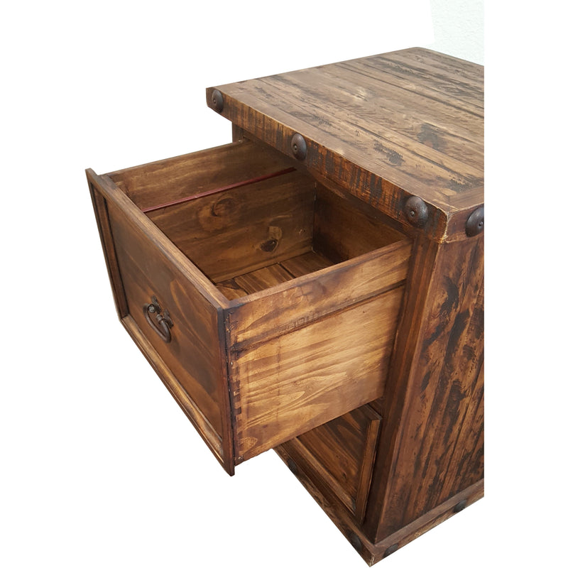 Oasis Short Rustic File Cabinet, photo 4 of 6