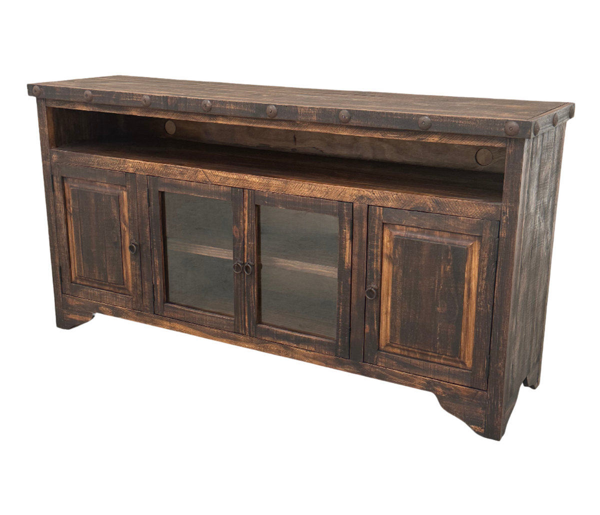 Western 70" Rustic TV Stand