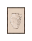 Vase Drawing Sepia