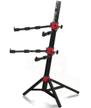 DJ Workstation Stand by FAT TOAD - 2-Tier Multiuse Sliding Piano Mount For Mixer, Digital Keyboard, MIDI Controller Tablet, Laptop Synthesizer by GeekStands.com